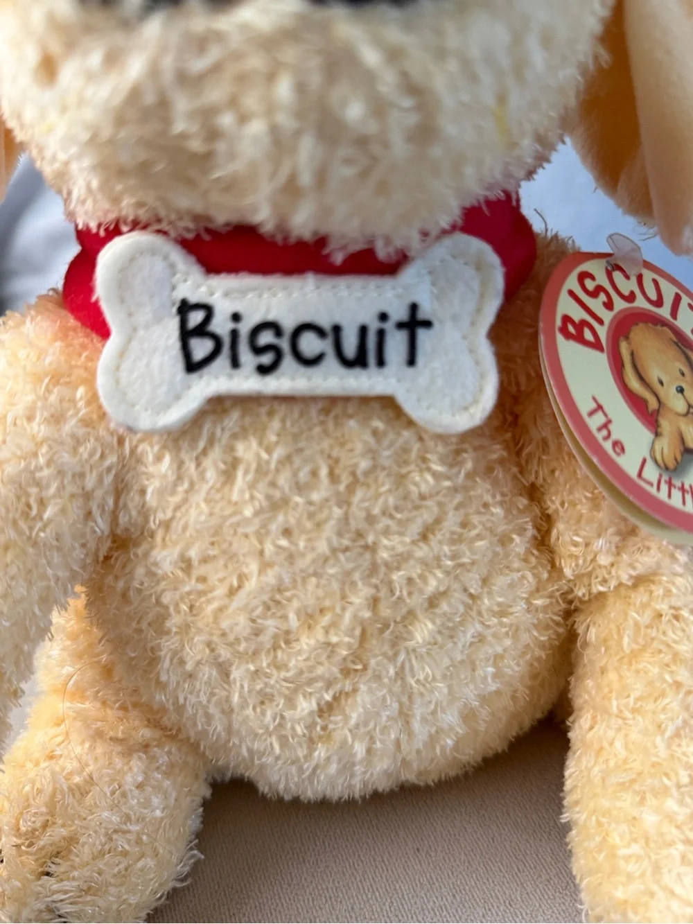 Sweet Yellow Biscuit Puppy Dog Plush Stuffed Animal Toy 2016